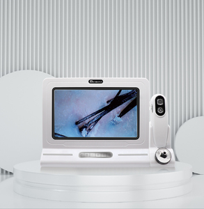 Appareil d'analyse cutanée HD à double tête, scanner facial, analyseur de peau, appareil de beauté, machine d'analyse des cheveux et du cuir chevelu à quatre spectres - Product Image 5