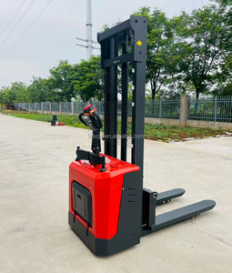 Empilhador de mão auto-carregamento elétrico 1.5Ton 3 Meter 2000kg 5000mm Capacity Empilhador de paletes com proteção Braço e Pedal - Product Image 5