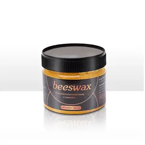 New 2022 80g Wood Seasoning Beeswax Multipurpose Natural Wood Wax Beeswax Polish For Furniture Floor Tables Chairs Cabinet