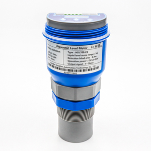 Transducteur 4-20MA IP68 intégré, jauge de niveau ultrasonique / jauge de niveau d'eau 0-5M / capteur de niveau de rivière ultrasonique DC24V 0,3% F.S - Product Image 1