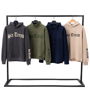 เสื้อฮู้ดผู้ชาย Six Trend Sports ผ้าฟลีซ แขนเสื้อแบบแร็กแลน ผ้าฝ้าย 100% ทรงปกติ สวมใส่สบาย ระบายอากาศได้ดี เหมาะสำหรับฤดูหนาว - Product Image 1