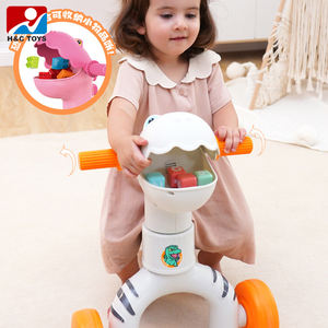 मजेदार इलेक्ट्रिक <span class=keywords><strong>3</strong></span>-व्हील ट्रिके कार्टून डायनासोर स्लाइड-ऑन कार खिलौना संगीत और सुरक्षित बच्चे के लिए प्रकाश खिलौना - Product Image 5