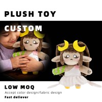 Peluche personnalisée Vierge 12 Constellations, jouet en peluche mignon pour fille avec robe, poupée en peluche anime OEM pour fans
