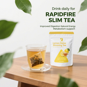 Oem לימון גמילה תה מרגיעה עבור שריפת שומן חילוף החומרים להגביר את הגוף לטהר את הגוף לטהר תוסף יופי טבעי טהור - Product Image 5