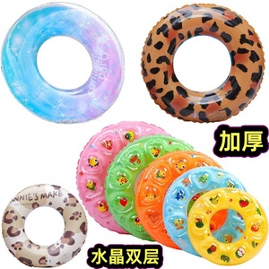 Bouée de natation gonflable pour enfants, motif poisson orange, épaisseur 50-90 mm, pour piscine et plage - Product Image 5