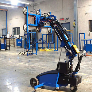 เครื่องยกกระจกแบบใช้แบตเตอรี่ความจุ500กก. 600กก. ถ้วยดูดสูญญากาศแผงควบคุมระยะไกลใหม่ - Product Image 3