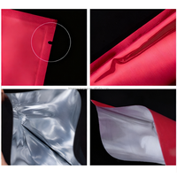 Sachet plat en aluminium alimentaire à faible MOQ pour pochette barrière, scellage 3 côtés, anti-humidité, pour sachet de thé, sachet sous vide en PE, petit échantillon