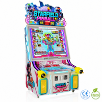 Machine de jeu d'arcade de flipper physique et métallique, commerciale, 55 pouces, à monnayeur, avec jeu de plateau de qualité et système de récompenses