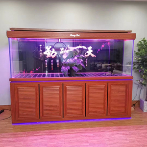 Système d'aquarium de grande taille de 500 gallons, filtre à éponge, pompe de sump, design en verre ultra-clair, commercial, intelligent, écologique, vie en plein air - Product Image 4