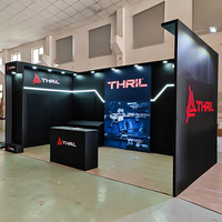 Stand d'exposition modulaire réutilisable personnalisé à montage rapide en 30 minutes, best-seller, pour salon professionnel, stand d'exposition, 20 x 20
