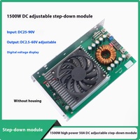 Module abaisseur de tension DC-DC 1200W/1500W haute puissance, réglable, à tension constante 50A pour alimentations de batteries rechargeables