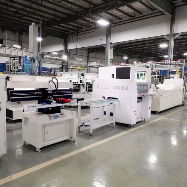 Electronics Production PCB Assembly Machine Fully Automatic SMT Line Supplier