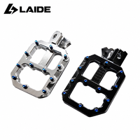 Repose-pieds larges antidérapants en aluminium CNC avec logo laser pour Talaria XXX X3 MX3 MX4, pièces de mise à niveau pour moto électrique tout-terrain