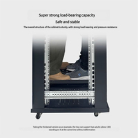 Haute qualité 19 pouces Rack Mount Standard Server Outdoor BLACK 36u 42u 47u Data Center Network Cabinet