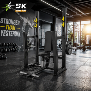 Banc de presse assis professionnel SK Heavy Duty pour l'entraînement de force et la musculation en salle de sport - Product Image 1
