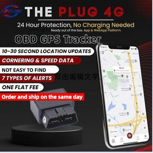 Mini traceur GPS OBDII <span class=keywords><strong>4G</strong></span> portable pour automobile avec télécommande, suivi en temps réel, <span class=keywords><strong>couverture</strong></span> mondiale - Product Image 5