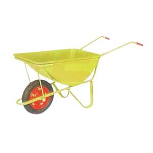 Chariot de <span class=keywords><strong>transport</strong></span> de chariot de brouette de roue en métal de jardin industriel - Product Image 1