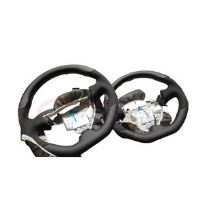 Support de commande en fibre de carbone et <span class=keywords><strong>volant</strong></span> en cuir pour Nissan GTR R34 R35 R36 - Product Image 5
