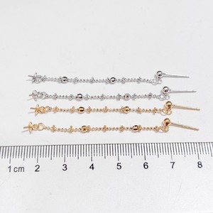 22871 S925 Accesorios de Plata para DIY con Perlas, Joyería de Plata Simple, Pendientes con Cuentas Redondas de 7-13 mm, Bandeja Vacía para Pendientes Incluida - Product Image 4