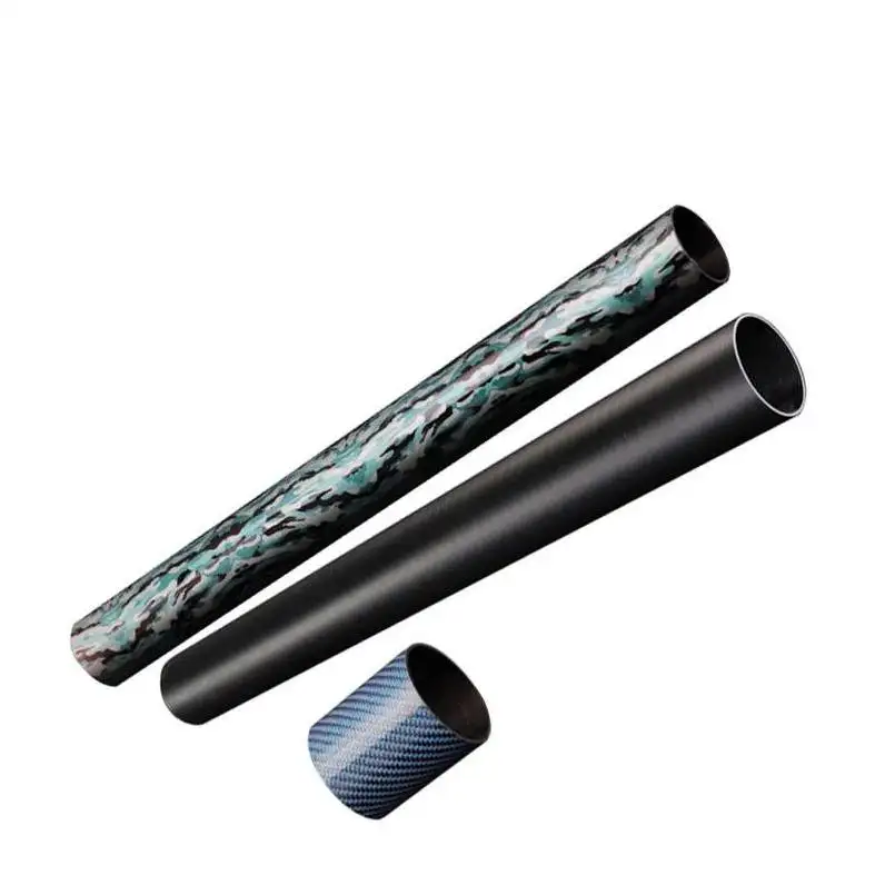 Carbon Fiber Tube Rod Preis pro Meter Pultruded Clearance Großhandel Werbe faser Umwelt freundlich 1 Zoll Carbon Fiber Tube