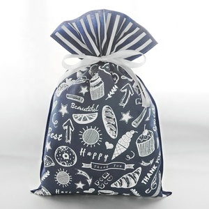 Sinh Thái Thân Thiện Đầy Màu Sắc Không Dệt Vải Dây Rút Hàng Ngày Quà Tặng Bao Bì Túi Phân Hủy Sinh Học Túi - Product Image 3