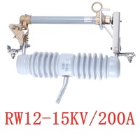 Xubian RW12 12kV Interrupteur-sectionneur haute tension extérieur 100A avec isolateur en porcelaine pour montage sur poteau, distribution d'énergie 50/60Hz