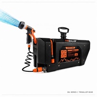 Réservoir d'eau portable robuste de 24 L pour camping et véhicules tout-terrain, en ABS haute résistance de qualité alimentaire, facile à utiliser