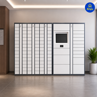 Casier à colis extérieur personnalisé avec écran tactile, casier de livraison et de récupération de colis électronique