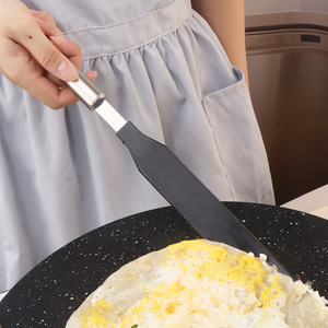 Grattoir à crêpes en acier inoxydable 304 pour la préparation de crêpes et de galettes aux œufs, outils de pâtisserie - Product Image 1