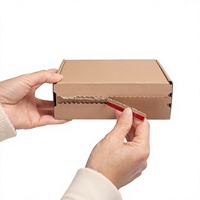 Boîte pliable à fermeture éclair pour vêtements, extra rigide, grande boîte plate pour emballage express, bijoux, petit emballage détachable avec logo imprimé