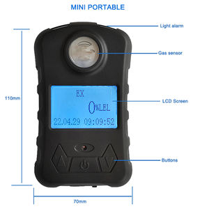 Escala customizável Handheld portátil habilitado EX do analisador 1000ppm do gás do CO do CO2 para a análise química industrial & do laboratório - Product Image 5