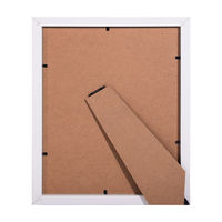 Marco de Fotos Moderno de MDF Blanco con Paspartú, Marco de Fotos de Alta Densidad para Decoración de Pared, Tamaño Personalizado, Marco de Galería al por Mayor