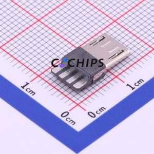 U251-041N-4BSG87 USB Connector Connector ( Connector Type: Micro-B )( Gender: Male )( Number of Contacts: 4P ) - Product Image 2