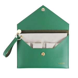 Pochette longue ODM en cuir, portefeuille OEM à motif grainé, sac à main multifonctionnel et mince pour femme, étui pour téléphone - Product Image 3