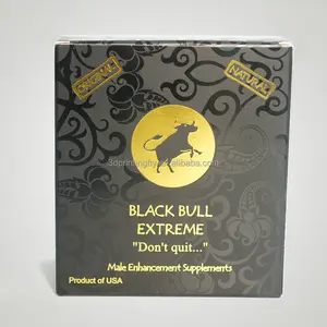 Black Bull Rhino Honey 2022 Hot Sell Rhino Pills Custom Shape Paper Card Display Box Rhino Pills Packaging