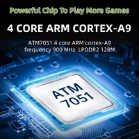 Konsol Game Genggam Gamegaga X51 Layar 5.0 Inci Dual Core CPU 1.2GHz Desain Retro Mendukung TV HD Kartu TF 64GB Baterai 3500mAh