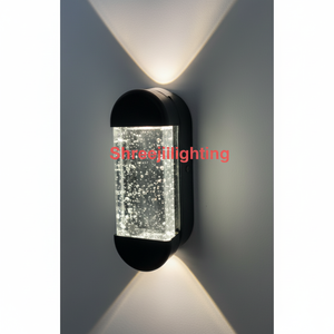 Moderna lampada da parete a LED dorato quadrato stile minimalista novità applique da parete per la decorazione della casa e l'illuminazione ambientale - Product Image 1