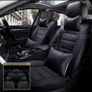 Fundas de Asiento de Coche de Cuero de Alta Calidad, 5 Plazas, Cobertura Total, Color Rojo, para Sedán y SUV, Impermeables, Protectoras, Accesorios para Coche - Product Image 6