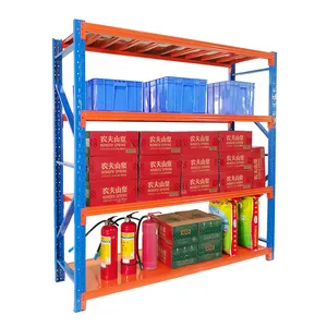 LIJIN Manufacture Factory 4 layers Metal Materials Light Duty Racks Warehouse Storage Racks