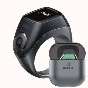2024 nouveau intelligent musulman islamique Oem électronique métal <span class=keywords><strong>Zikir</strong></span> compteur numérique Azan Tasbeeh Tasbih Zikr anneau Flex Pro F04 - Product Image 5