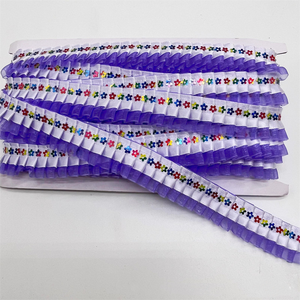Pita Organza Tulle 25mm 1 inci, Renda, Rumbai, Lipit, Kain untuk Kostum, Gaun Boneka, Payet, Jahitan, Tas, Sepatu - Product Image 3