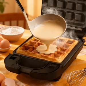 เครื่องทำวาฟเฟิลแซนวิชไฟฟ้าแบบ10 in 1พร้อมจานที่ถอดออกได้สำหรับวาฟเฟิลฟองโดนัทอาหารเช้าขนมหวานคริสต์มาสแบบกำหนดเอง - Product Image 4