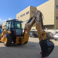 Miniexcavadora CAT420F Usada al 95% con Retroexcavadora y Cargador Frontal, Retroexcavadora Cat420 Usada en Venta
