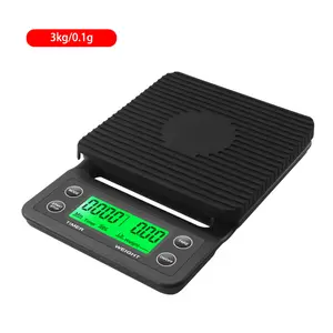 Wholesale Electronic Coffee Scale Coffee Kitchen Weighing Scale with Timer Digital Coffee Scale