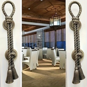 Poignée de porte antique <span class=keywords><strong>en</strong></span> bronze doré, lot de 2, 200 mm, <span class=keywords><strong>en</strong></span> alliage de zinc, style europé<span class=keywords><strong>en</strong></span>, <span class=keywords><strong>pour</strong></span> portes coulissantes, portails de grange, armoires, bureaux, quincaillerie domestique - Product Image 6