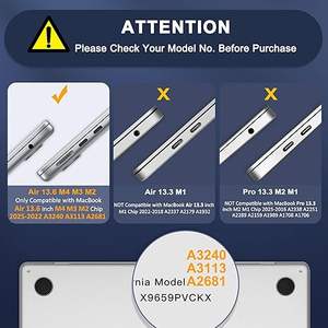 Funda rígida mate para portátil con cubiertas para teclado Pro Skin Apple Accesorio Skin & <span class=keywords><strong>Webcam</strong></span> Cover & Screen Film - Product Image 2