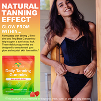 Gomitas Autobronceadoras SOLOTREE, Favorecen el Bronceado Natural, Nutren, Protegen, con L-Tirosina y Betacaroteno, Bronceado Diario