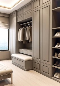 Vestiaire sur mesure minimaliste, espace <span class=keywords><strong>dressing</strong></span> optimisé, rangement sur mesure pour toute la <span class=keywords><strong>maison</strong></span> avec une esthétique moderne et élégante - Product Image 4