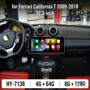 Nuovo Autoradio Android da 12.3" per <span class=keywords><strong>Ferrari</strong></span> California T 2009-2018, Unità di Navigazione Multimediale, Stereo con CarPlay, 8G GPS Auto - Product Image 4