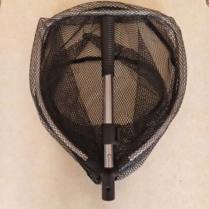 Épuisette de pêche pliable en aluminium, portable, pliable, de type triangle - Product Image 1